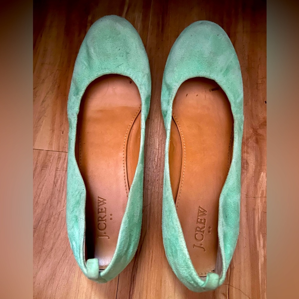 Well Worn J Crew Flats